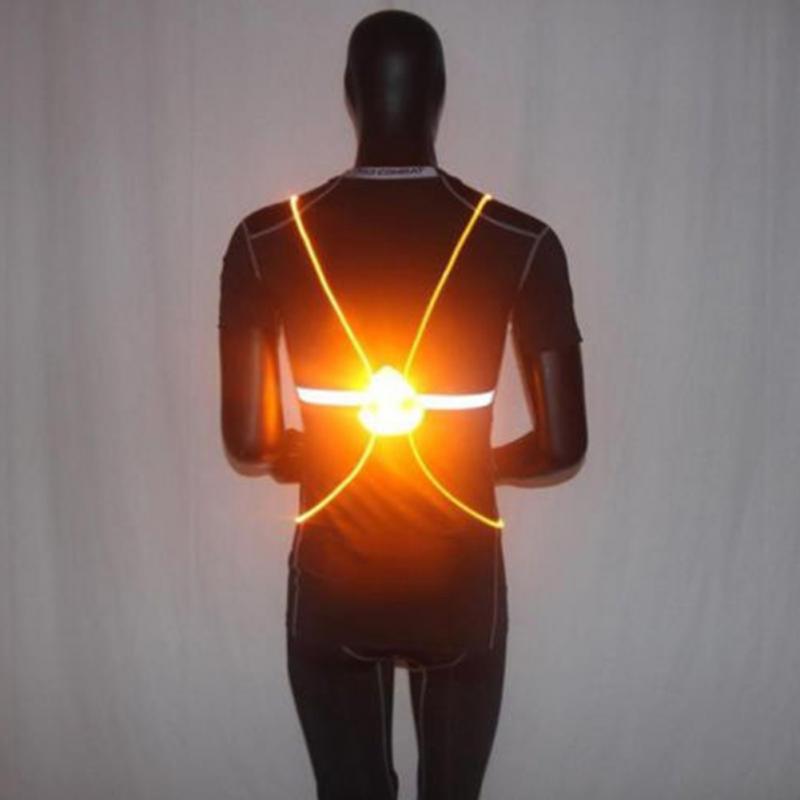 Angel Wings LED Fiber Optic Reflective Running Vest