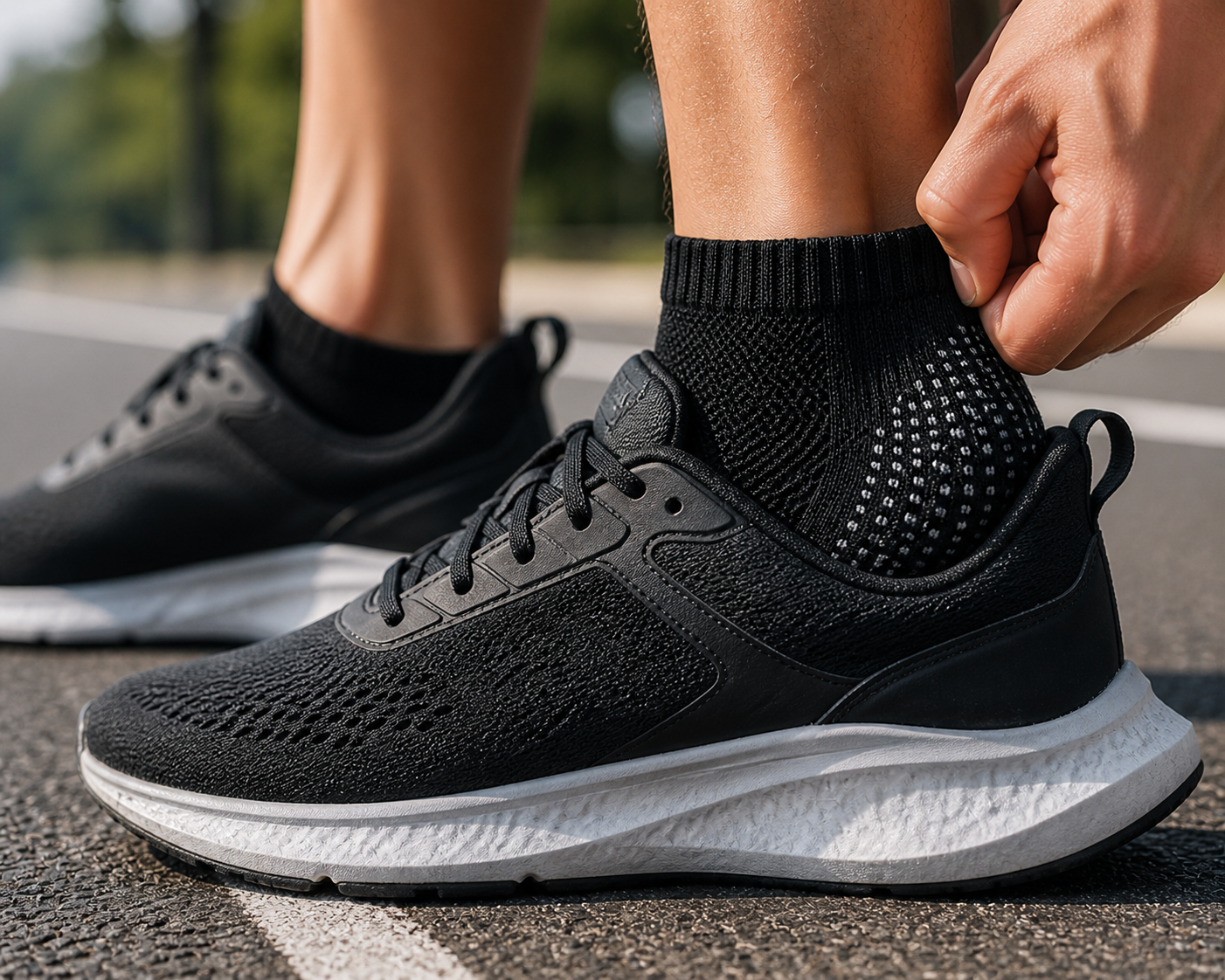 Non-Slip Performance Running Socks