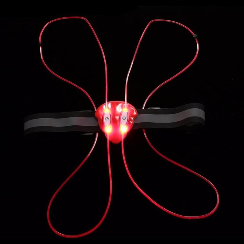 Angel Wings LED Fiber Optic Reflective Running Vest