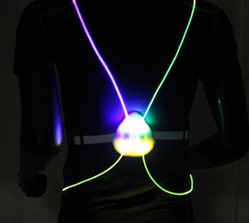 Angel Wings LED Fiber Optic Reflective Running Vest