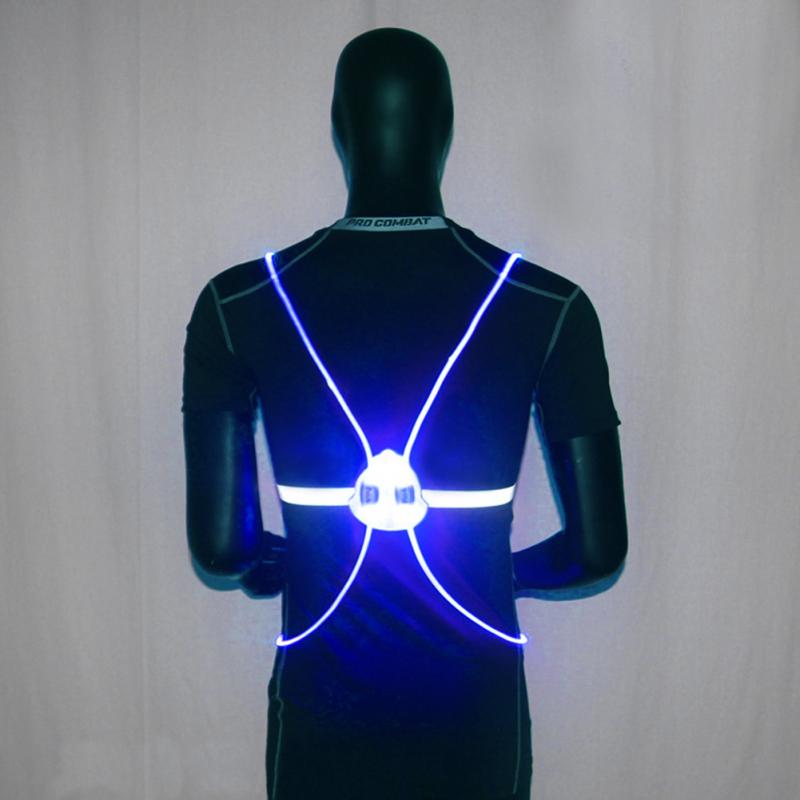 Angel Wings LED Fiber Optic Reflective Running Vest