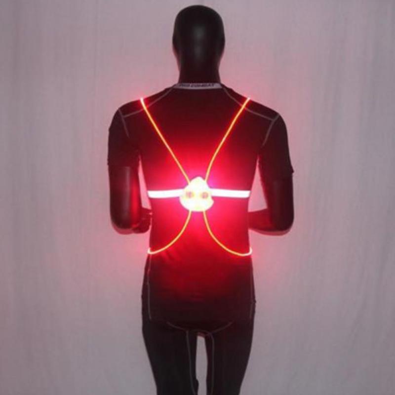 Angel Wings LED Fiber Optic Reflective Running Vest