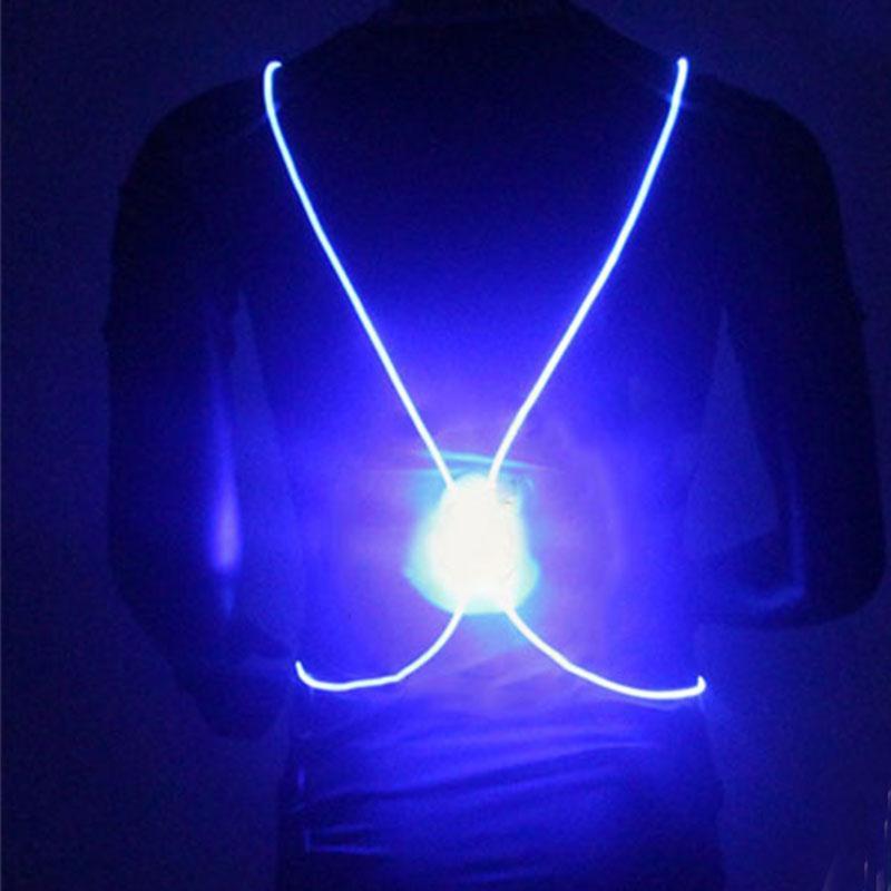 Angel Wings LED Fiber Optic Reflective Running Vest
